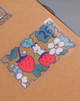 Berries Postage Transparent Vinyl Sticker