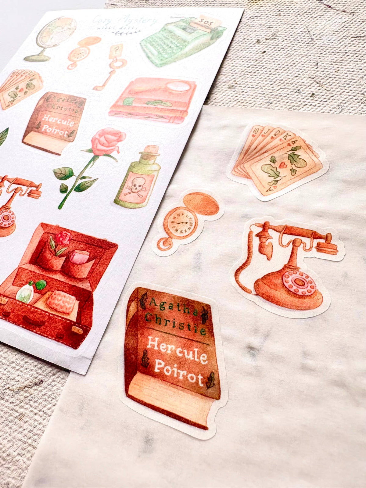 Cozy Mystery Sticker Sheet