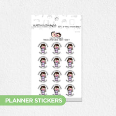 Tried something new today! planner stickers