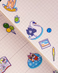 Summer Pool Party Sticker Sheet