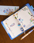 Summer Pool Party Sticker Sheet