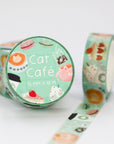 Cat Café Washi Tape