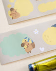 Paper Roll Labels (Kiss Cut) - Capybara