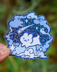 Sparkling Night Holographic Vinyl Sticker