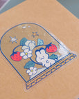 Strawberry Garden Dome Transparent Vinyl Sticker
