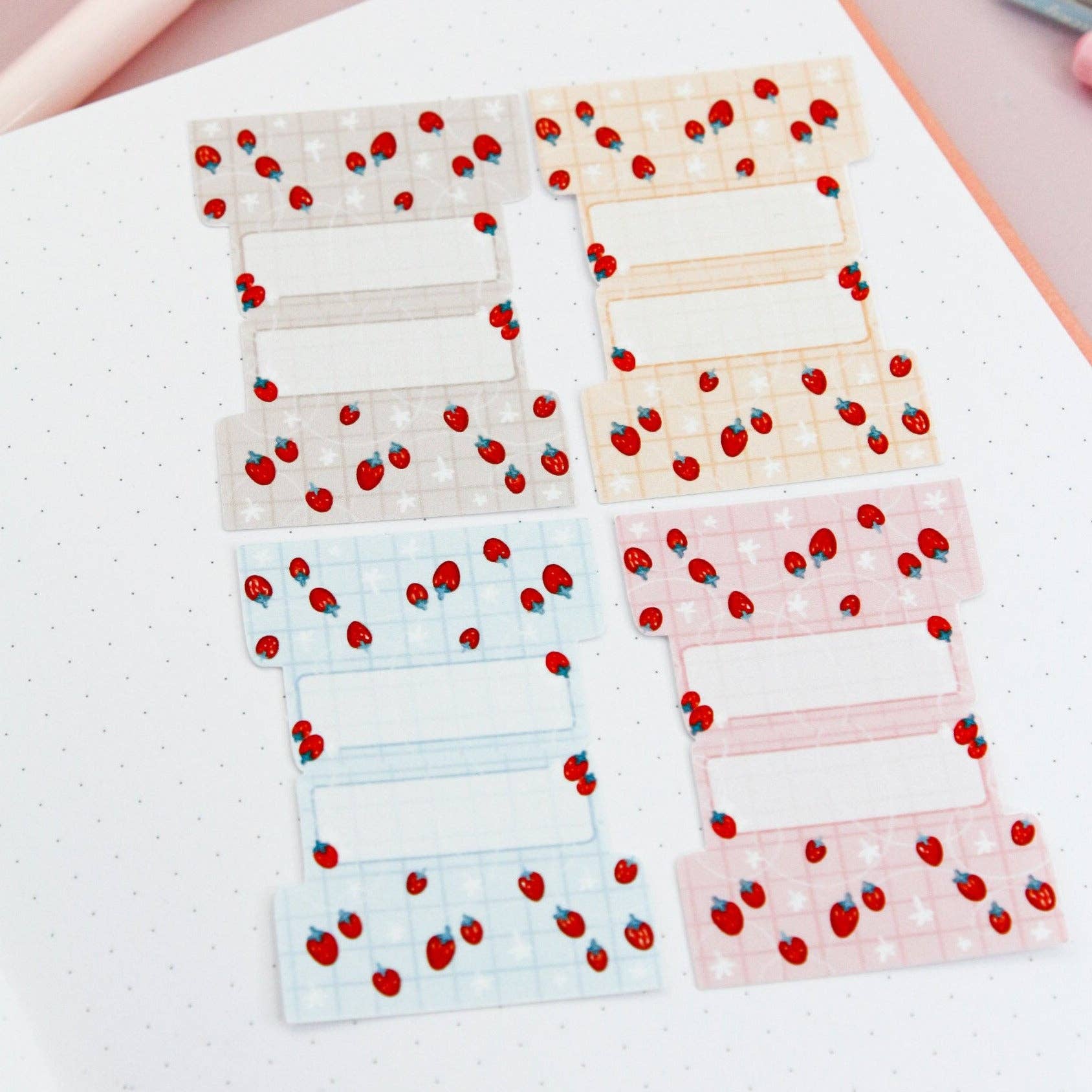 Decorative Adhesive Tabs – Cute Planner Tabs