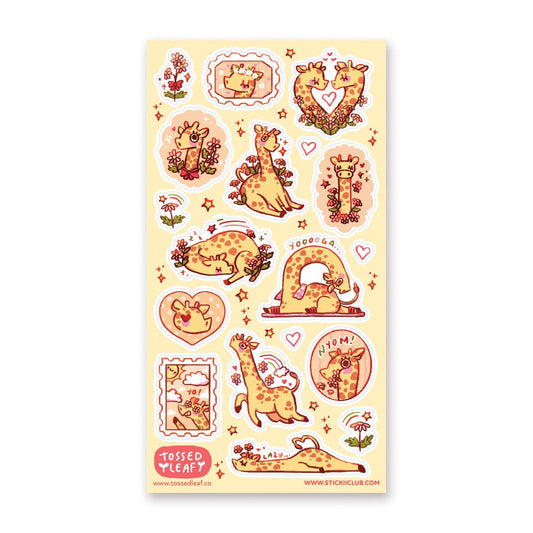 Gorgeous Giraffes Sticker Sheet