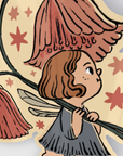 Adorable Spring Fairy Sticker