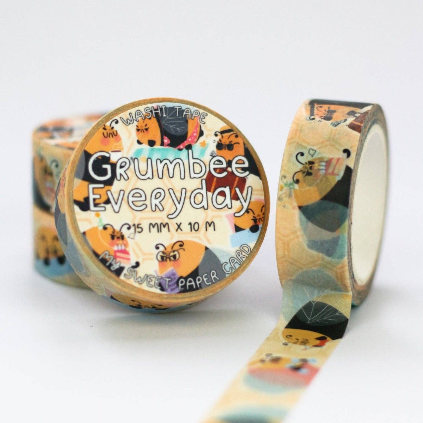 Grumbee Everyday - Bee washi tape - Cute washi tape