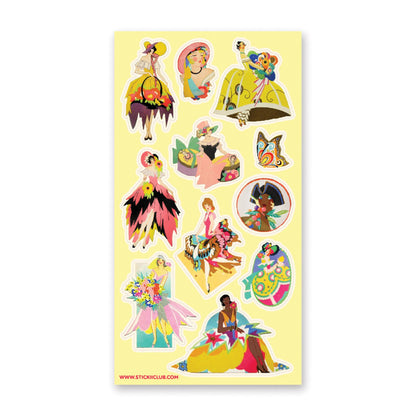 Dazzling Fashions Sticker Sheet