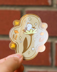 Early Blooms Holographic Vinyl Sticker