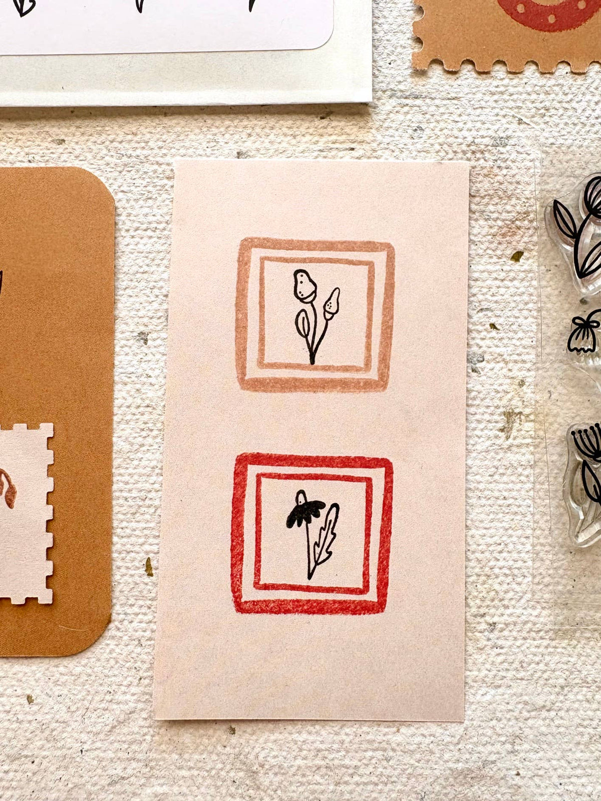 Flowers Mini Clear Stamp Set