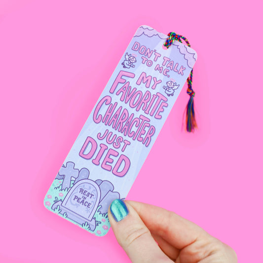 Fictional Character Graveyard Bookmark