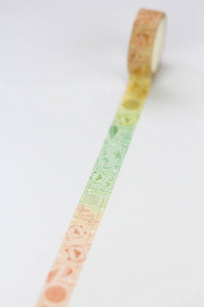 Rainbow Candies - Candy washi tape - Cute washi tape