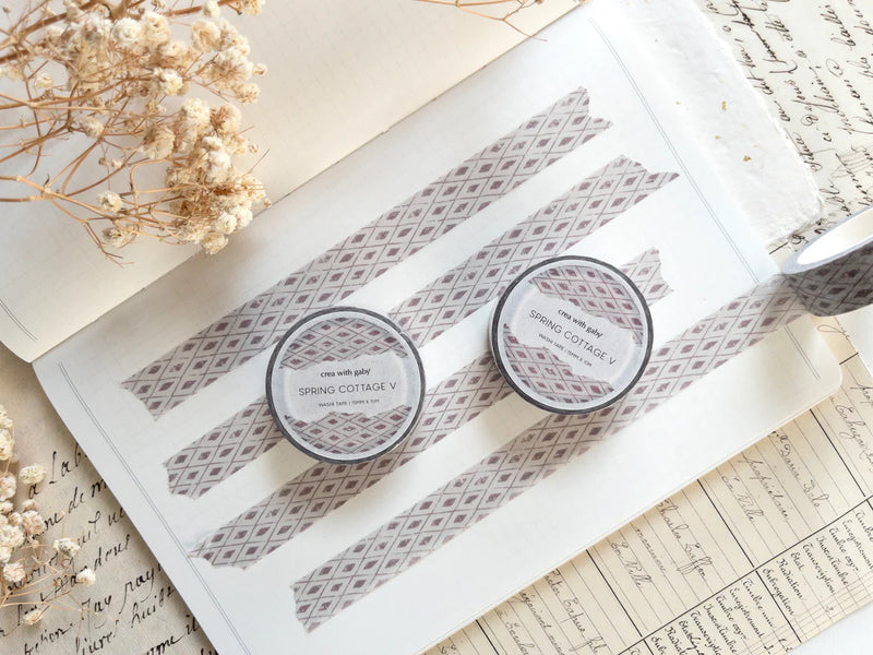 Spring cottage V Washi tape