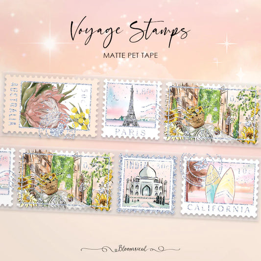 Voyage Stamps PET tape