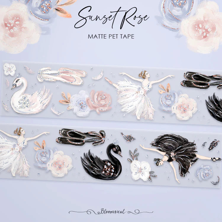 Sunset Rose PET tape