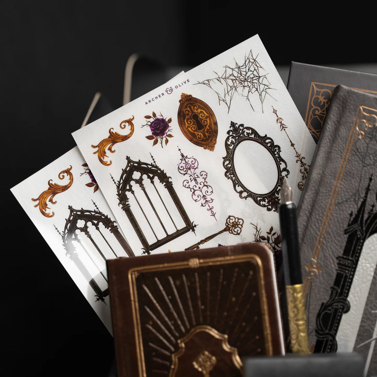 Whispering Walls Halloween Stationery Box