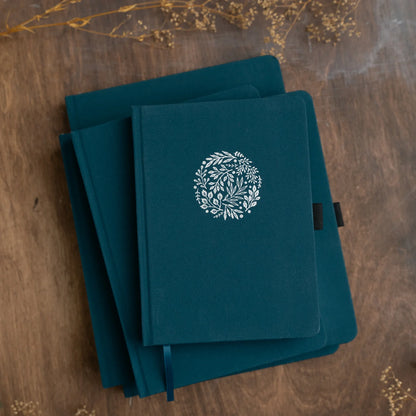 A5 Signature Floral: Dot Grid Notebook