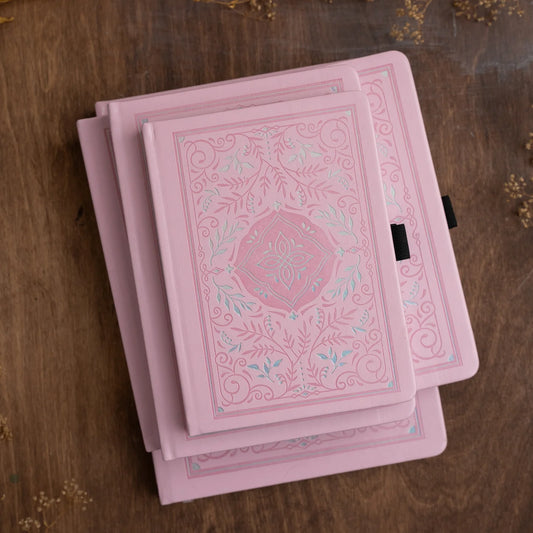 B6 Storybook In Pink: Dot Grid Notebook