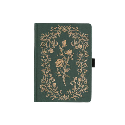 B6 Antique Floral: Dot Grid Notebook