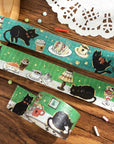 Café Walk - Kuro Neko Café Washi Tape