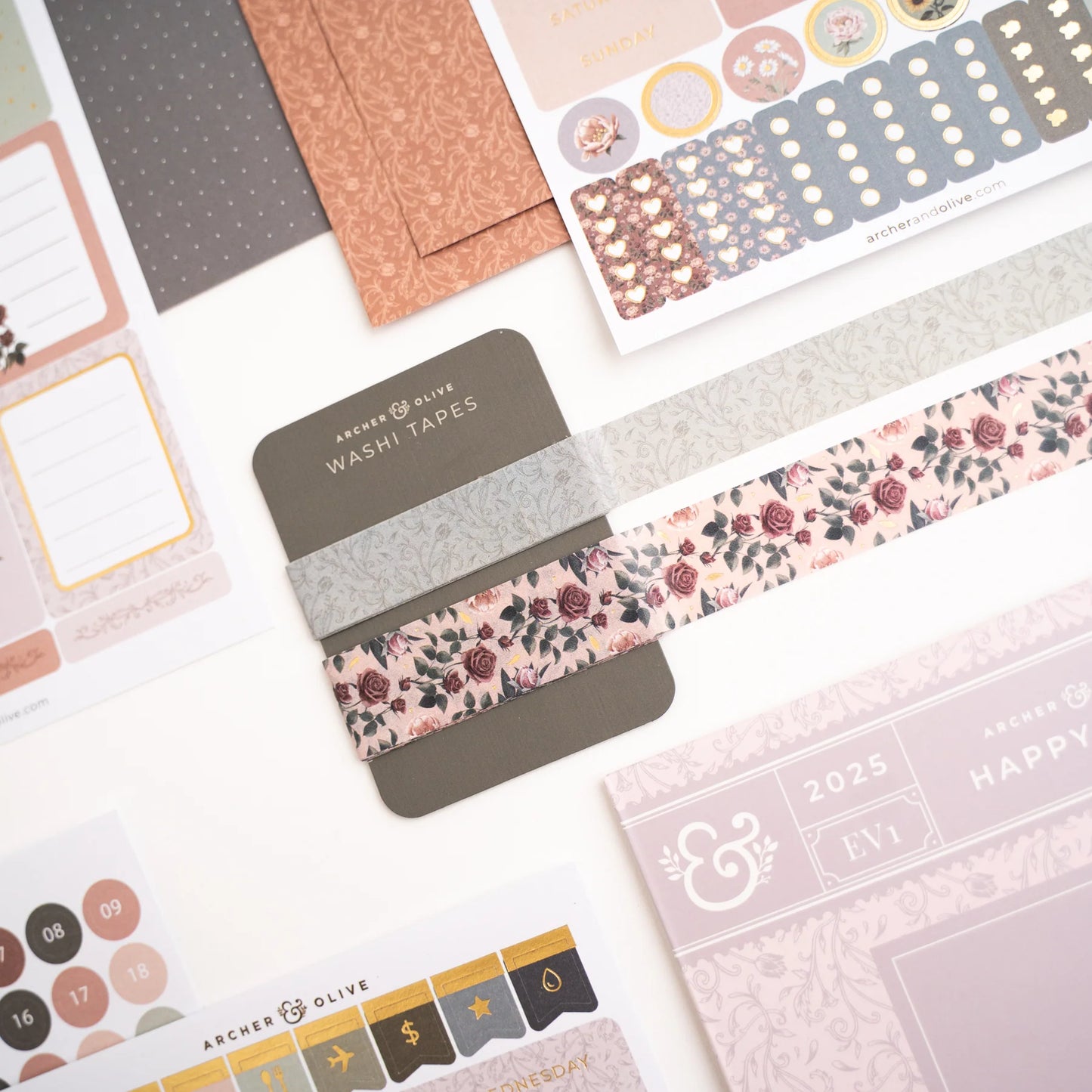 Antique Floral everyday Theme Kit