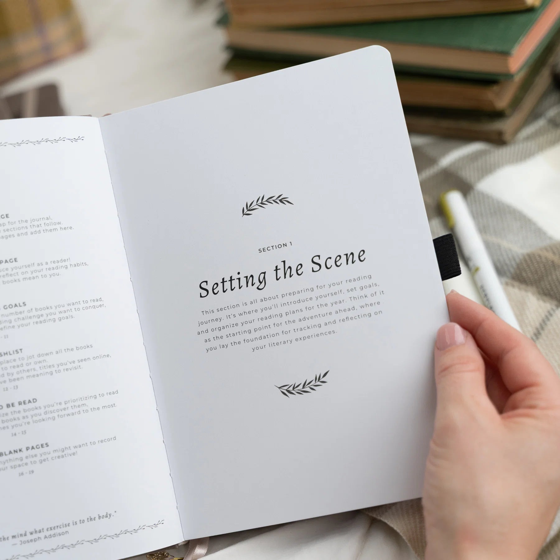A5 Bookshelf Reading Journal