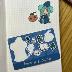 Witchy mini sticker sheet