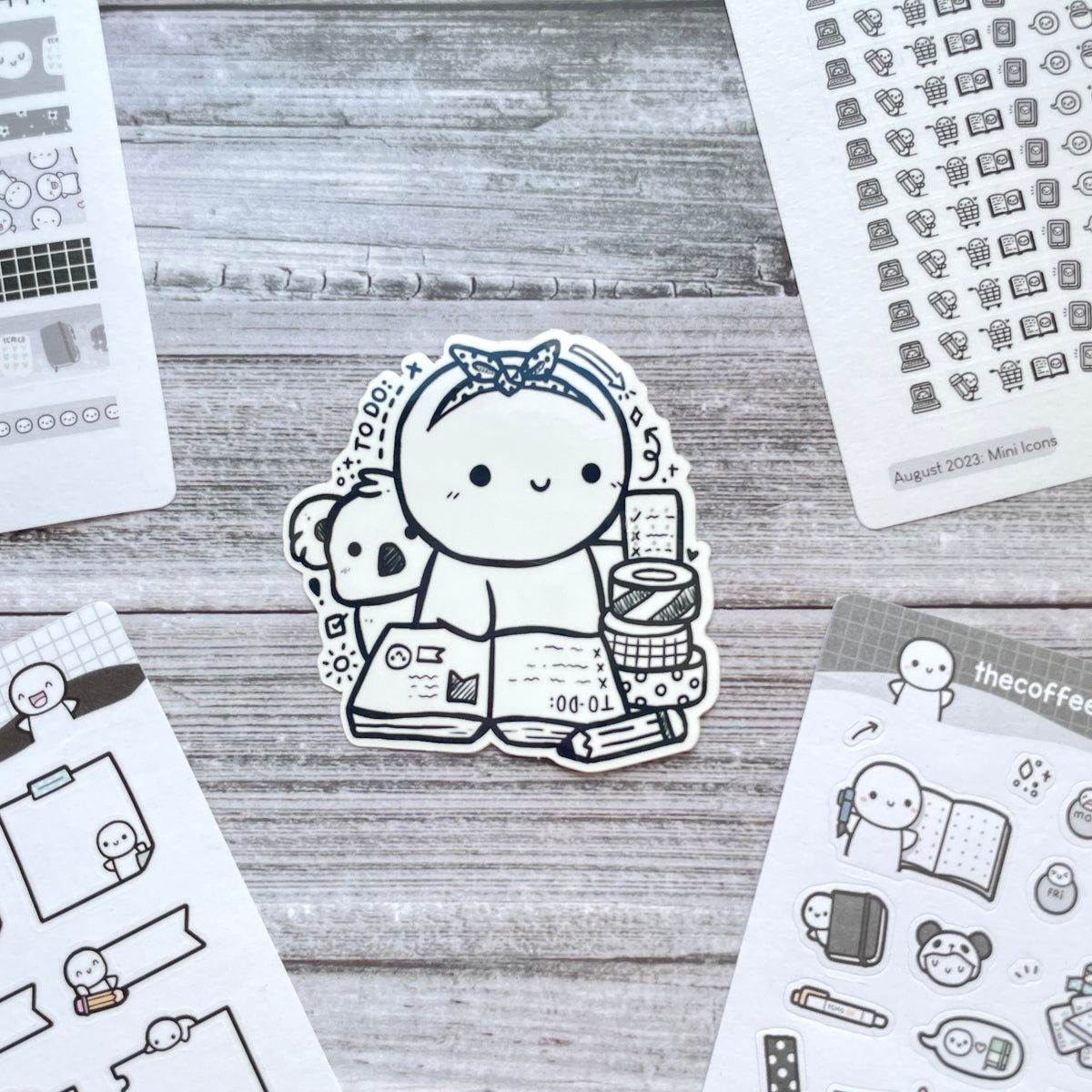 August Vinyl Sticker – Suteki Stickers