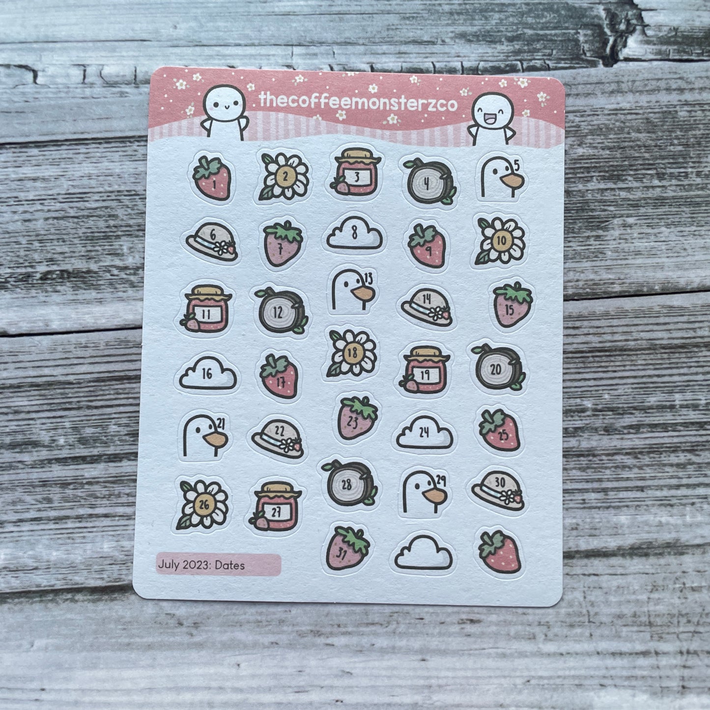 Dates icons sheet