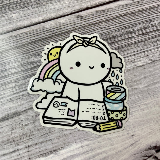 November Weather vinyl sticker