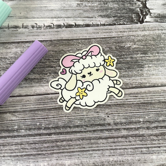 Cute sheep Ellora vinyl sticker