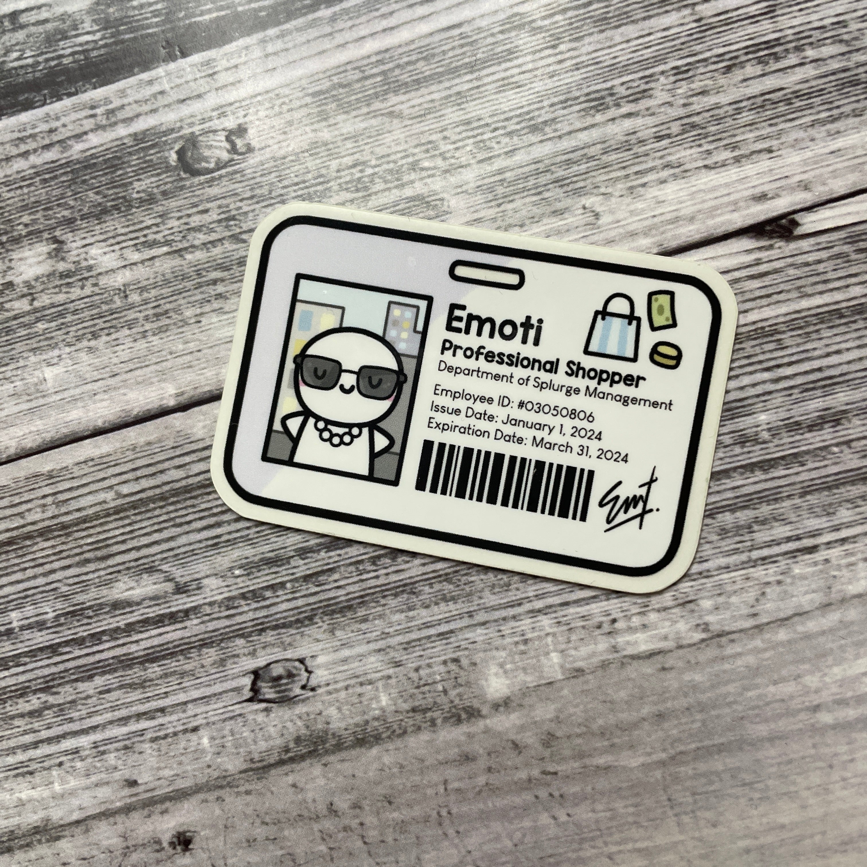 Profesinal Sticker Professional shopper vinyl sticker – Suteki Stickers