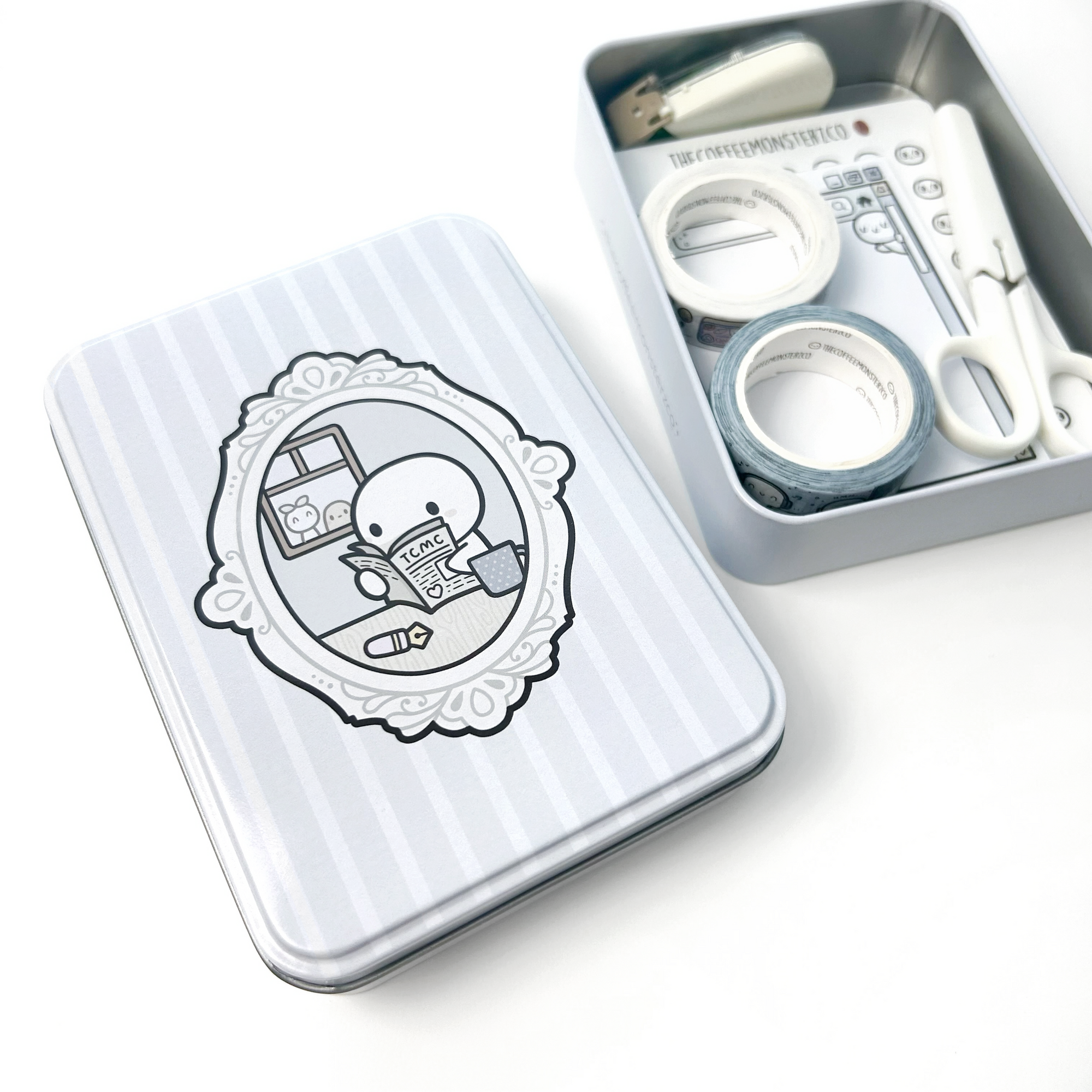 Peaceful Afternoon Metal Storage Tin