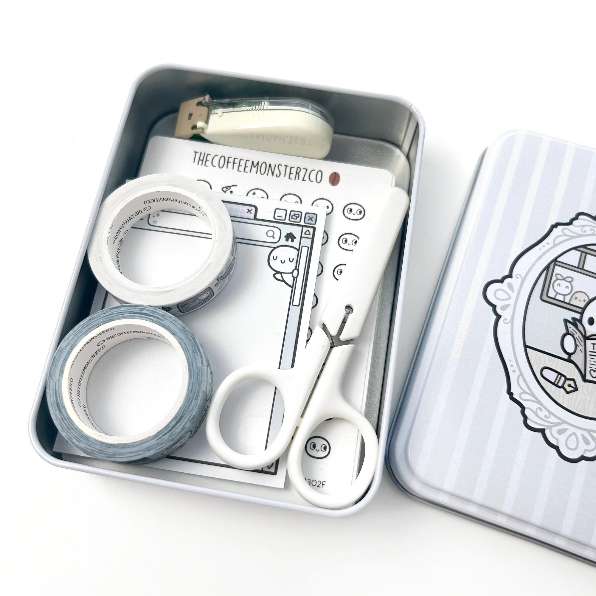 Peaceful Afternoon Metal Storage Tin
