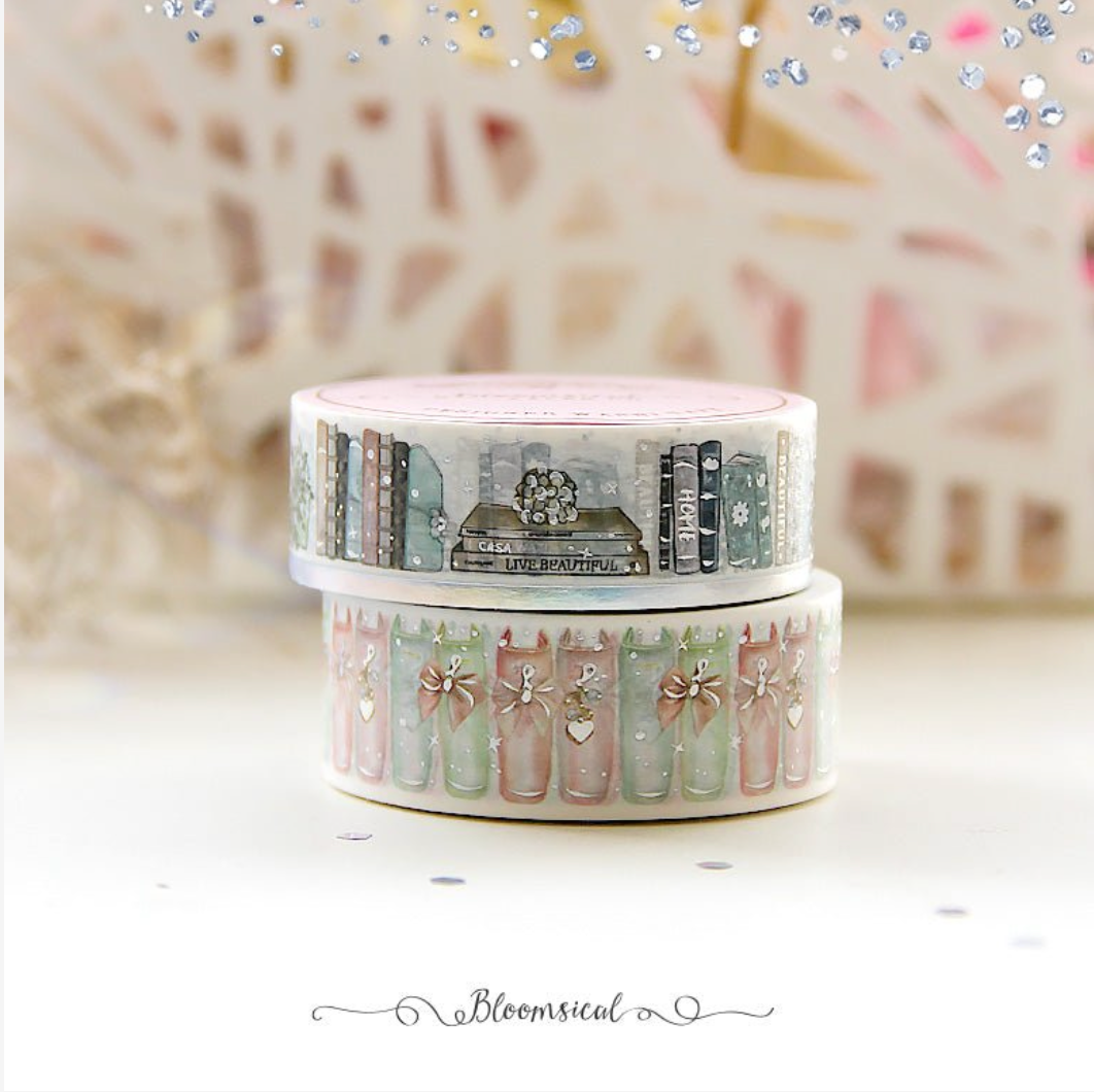 Planner Bookshelf Washi Tape Duo