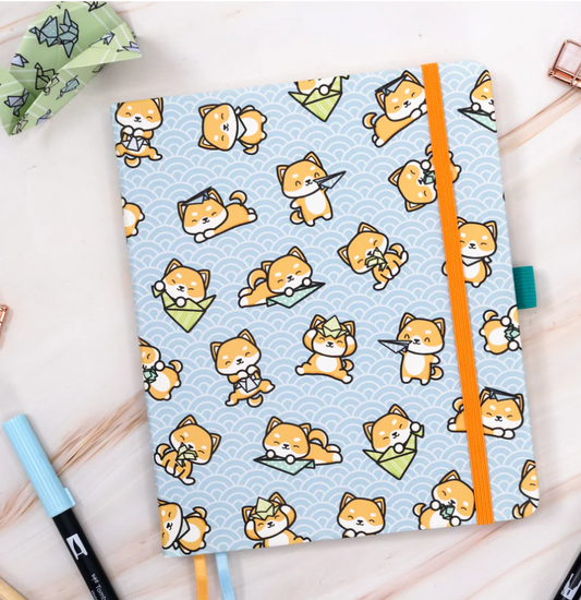 Origami Shiba - A5 wide yearly planner