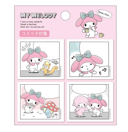 My Melody set of post it notes