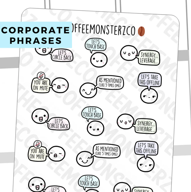 Corporate Phrases Emotis