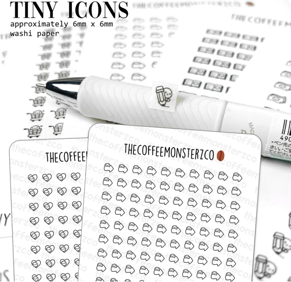 Tiny Icons - Symbols (washi paper)