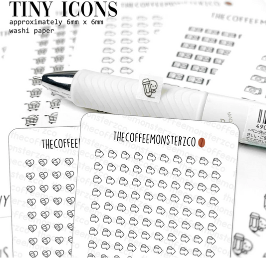 Tiny Icons - Symbols (washi paper)