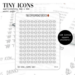 Tiny Icons - Fitness (washi paper)