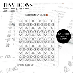 Tiny Icons - Daily Life (washi paper)