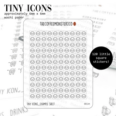 Tiny Icons - School & Work (washi paper)