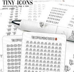 Tiny Icons - Hobbies & Entertainment (washi paper)