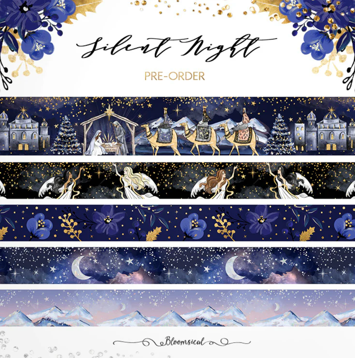 Silent Night Washi Tape Collection