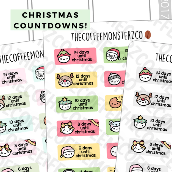 Christmas Emoti Countdowns