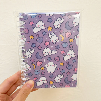 A6 Bunny Patterned Reusable Sticker Books