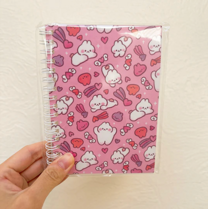 A6 Bunny Patterned Reusable Sticker Books